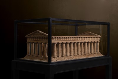 Lot 265 - A grand tour-style composite cork model in the manner of Domenico Padiglione