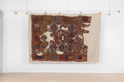 Lot 570 - A rug fragment