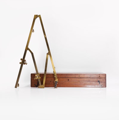 Lot 286 - A brass-framed draughtsman's pantograph