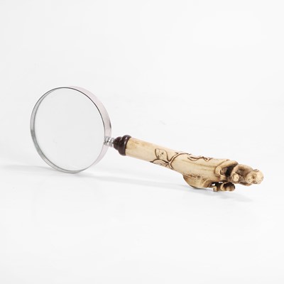 Lot 493 - A Japanese antler handle
