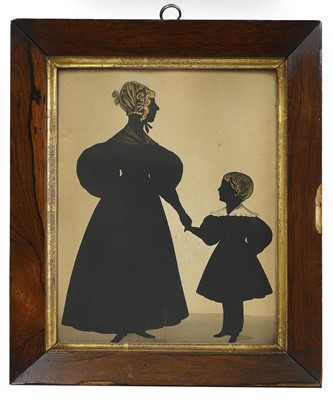 Lot 394 - A Victorian silhouette