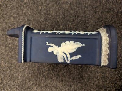 Lot 98 - A group of four Wedgwood Jasperware mantle timepieces
