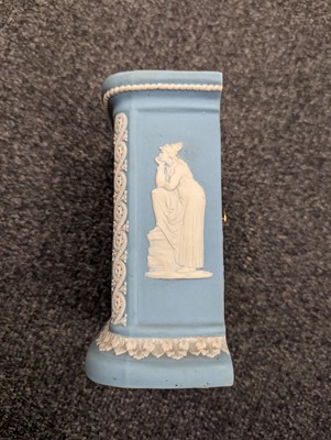 Lot 98 - A group of four Wedgwood Jasperware mantle timepieces
