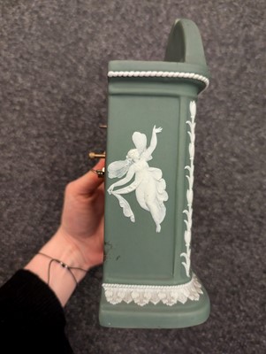 Lot 98 - A group of four Wedgwood Jasperware mantle timepieces
