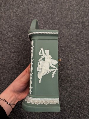 Lot 98 - A group of four Wedgwood Jasperware mantle timepieces