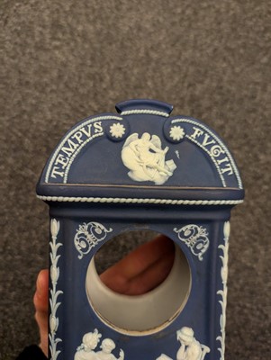 Lot 98 - A group of four Wedgwood Jasperware mantle timepieces