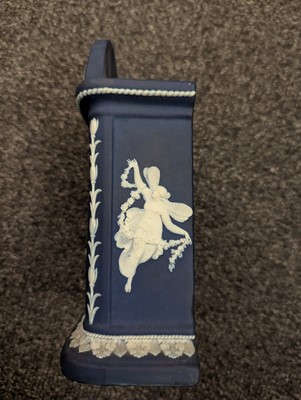 Lot 98 - A group of four Wedgwood Jasperware mantle timepieces