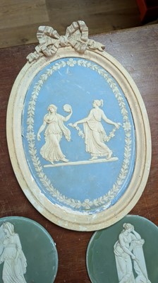 Lot 131 - A collection of Wedgwood Jasperware plaques