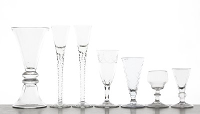 Lot 442 - A collection of fifty glasses