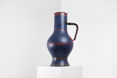 Lot 304 - A Gothic Revival toleware ewer