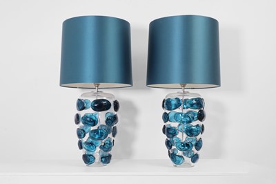 Lot 73 - A pair of 'Blob Lamps' by Porta Romana