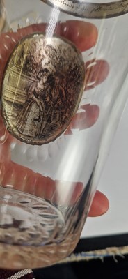 Lot 397 - A pair of Zwischengoldglas glass beakers