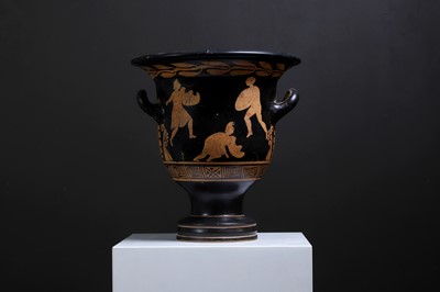 Lot 380 - A Campanian red-figured terracotta bell krater
