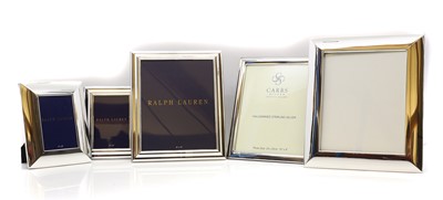 Lot 25A - A selection of Ralph Lauren silver plated photograph frames