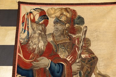 Lot 325 - A biblical tapestry fragment