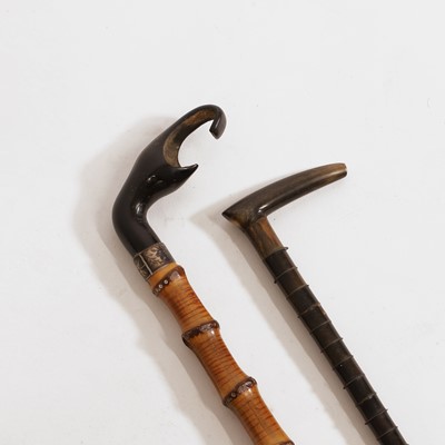 Lot 228 - A bamboo walking stick