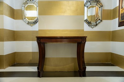 Lot 376 - A Regency mahogany console table