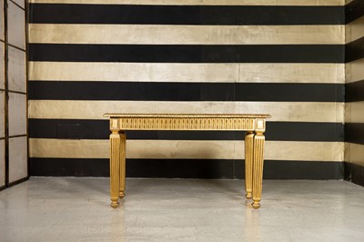 Lot 29 - A giltwood centre table