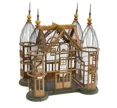 Lot 390 - An architectural bird cage
