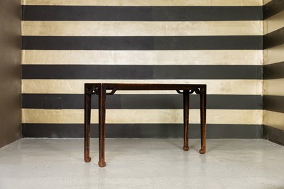 Lot 71 - An elm altar table