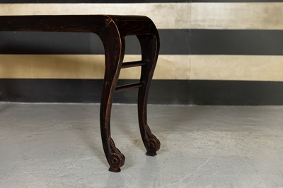 Lot 280 - An elm altar table
