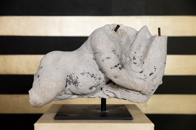 Lot 307 - A carved stone fragment