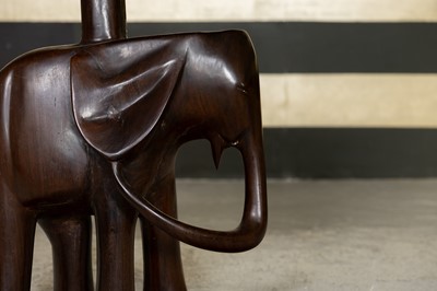 Lot 349 - A teak table