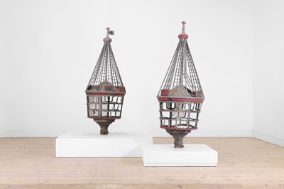 Lot 169 - A pair of lamps from Southend Pier