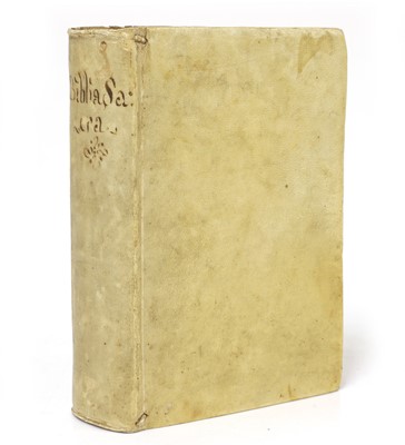 Lot 234 - Bible [Latin]. Biblia Sacrosancta Veteris Et Novi Instrumenti