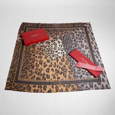 Lot 500 - Salvatore Ferragamo shawl and tie
