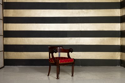 Lot 417 - A Louis Phillipe mahogany tub chair