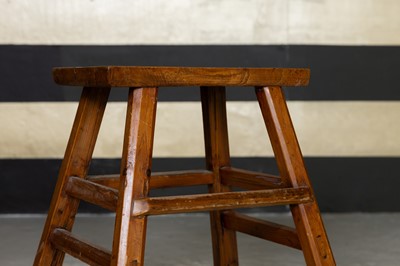 Lot 15 - A jumu wood stool