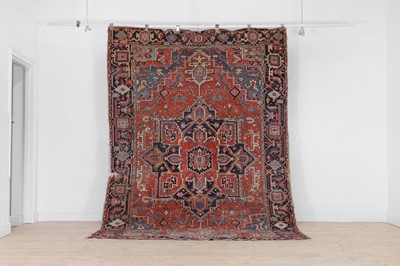 Lot 221 - An Heriz wool rug
