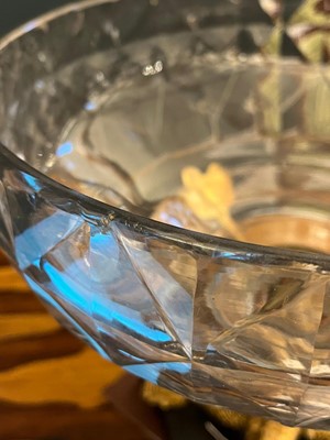 Lot 2 - A Regency cut-crystal tazza