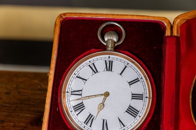 Lot 212 - A 'goliath' pocket watch and case