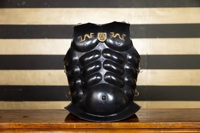 Lot 242 - A Roman-style iron and brass cuirass