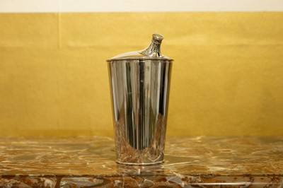 Lot 243 - A silver-plated cocktail shaker