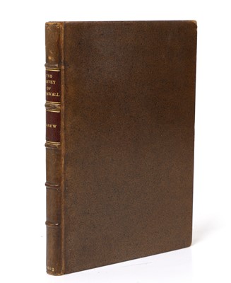 Lot 196 - CAREW (Richard) The Survey of Cornwall