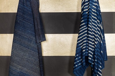 Lot 311 - Two indigo-dyed cloths