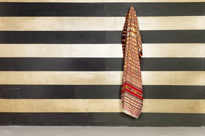 Lot 313 - A wool tribal blanket