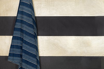 Lot 317 - Two indigo-dyed cloths