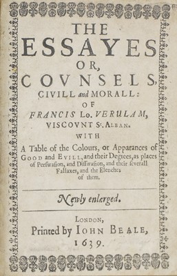 Lot 220 - BACON, Francis