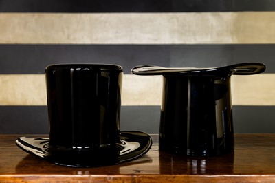 Lot 79 - A pair of Murano glass champagne buckets