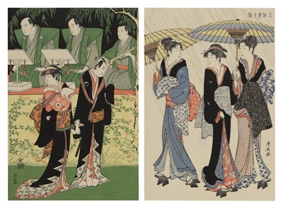 Lot 203 - Two Japanese woodblock prints