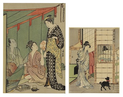 Lot 202 - Two Japanese woodblock prints