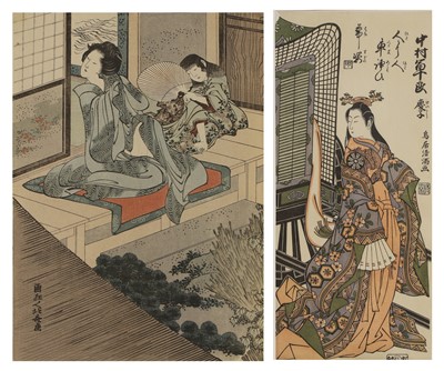Lot 212 - Two Japanese woodblock prints