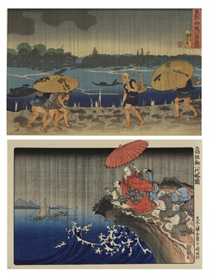 Lot 209 - Two Japanese woodblock prints