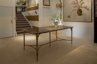 Lot 41 - A neoclassical gilt-bronze dining table