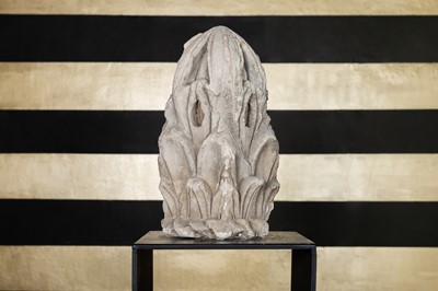 Lot 305 - A weathered stone finial