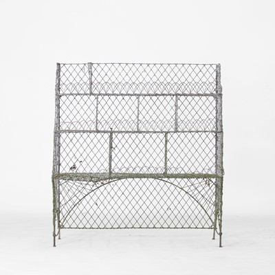 Lot 458 - A wirework plant stand